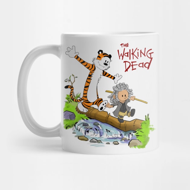 Calvin and Hobbes/The Walking Dead (in color) by Artman11